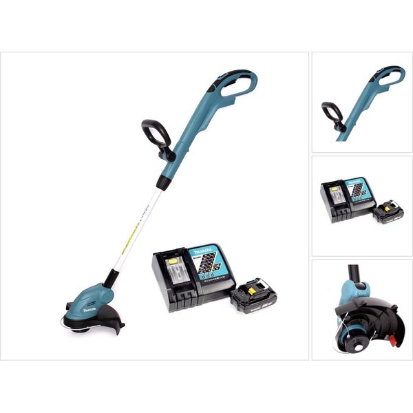 Makita Dur 181 RA1 Tagliabordi A Batterie 18V + 1X Batteria 2,0 Ah + Caricabatterie-image