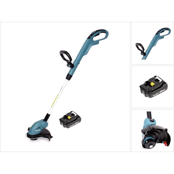 Makita Dur 181 18 V Tagliabordi A Batterie + 1X Batteria Bl 1820 2,0 Ah - Senza Caricatore-image