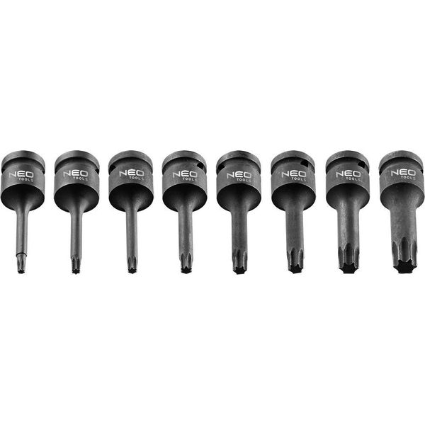 Neo Tools Chiavi A Percussione Torx 1/2", Set Di 8 Pezzi."-image