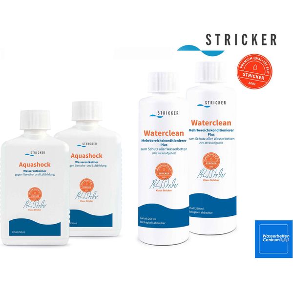 Cura Del Letto Ad Acqua - 2X Sterilizzatore Aquashock - 2X Condizionatore Waterclean-image