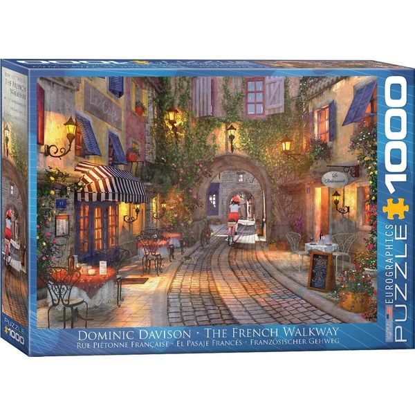 Eurographics Puzzle FranzöSicher Gehweg Von Dominic Davision, 1000 Teile, 68 X 48 Cm, 6000-0961-image