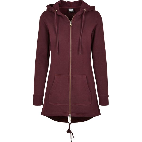 Urban Classics Donna - Sweat Parka Zip Hoody Redwine - Xxl-image