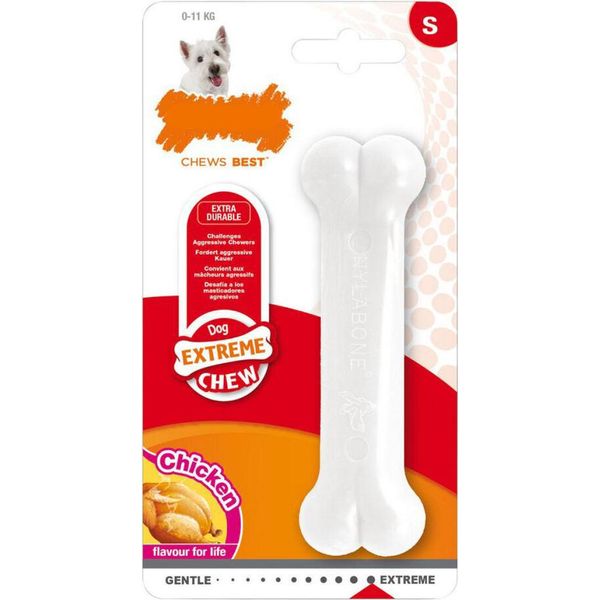 Anello Da Masticare Per Cani Nylabone Extreme Chew S Pollo-image