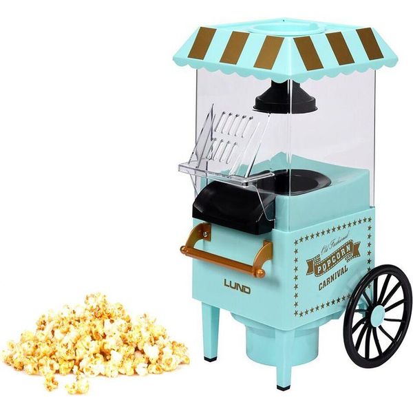 Macchina Per Popcorn Retrò Macchina Per Popcorn Apparecchio Per Popcorn Macchina Per Popcorn Nostalgia Aria Calda-image