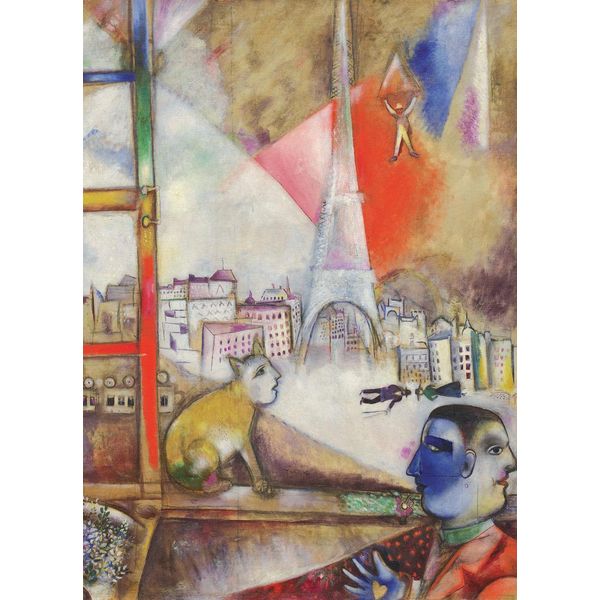 Eurographics Puzzle Parigi Attraverso La Finestra - Dettaglio 1000 Pezzi-image