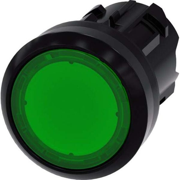 Siemens Ag Pulsante Illuminato Front1F Gn Illuminato Ø22Mm Rnd-image