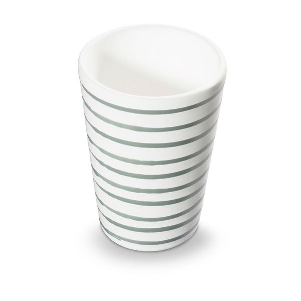 Bicchiere In Ceramica Gmundner Grigio Fiammato (H: 11 Cm)-image