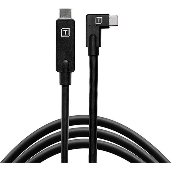 Tether Tools Tetherpro USB-C A USB-C Ad Angolo Retto Nero-image