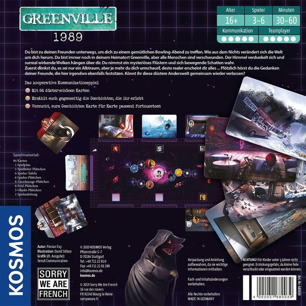 Kosmos 680039 - Gioco Da Tavolo - Greenville 1989 Gioco Di Comunicazione Cooperativa-image