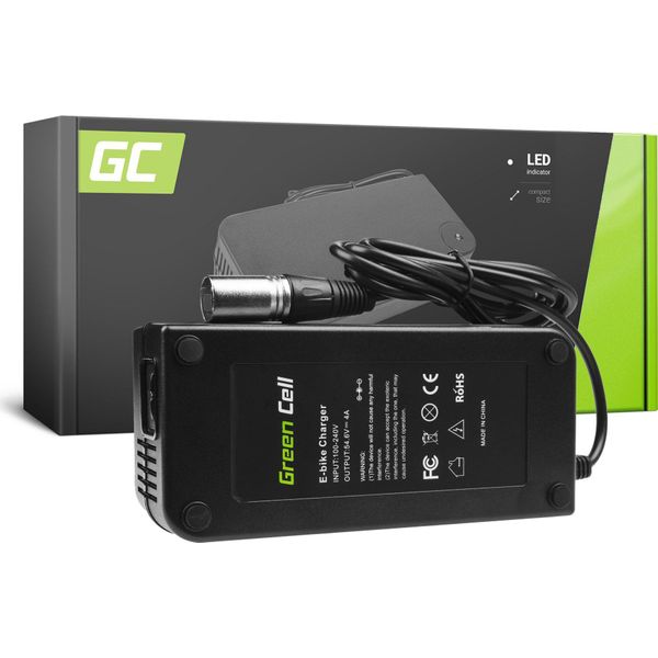 Windmeile | Caricabatterie Greencell 42V 4A Per E-Bike 36V, DC5521, ACEBIKE20 Per Batterie Agli Ioni Di Litio, Bicicletta E-Bike Pedelec-image