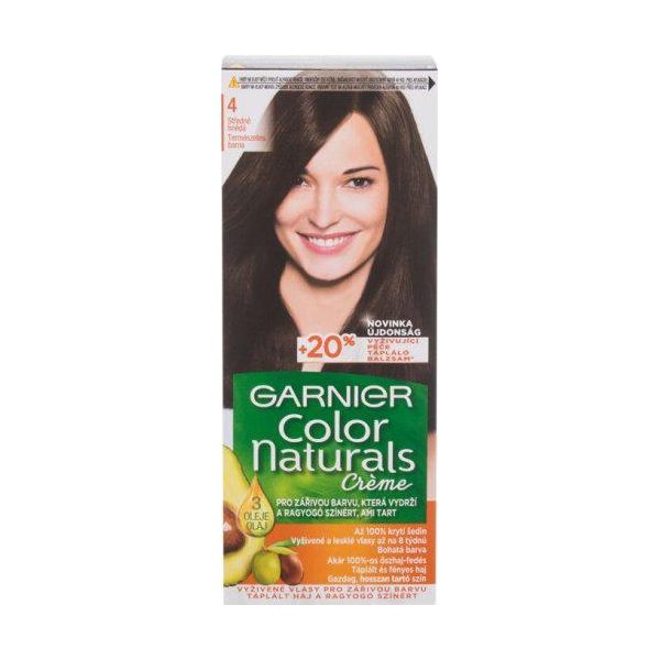 Color Naturals Tintura Per Capelli CréMe Per Donne 40 - 4 Natural Brown - Garnier-image