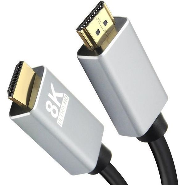 Cavo Di Collegamento Helos, Spina/Spina Hdmi, Premium 8K, 2,0 M, Nero Spina/Spina Hdmi 2.0 , Premium , Rivestimento Esterno In Tpe-image
