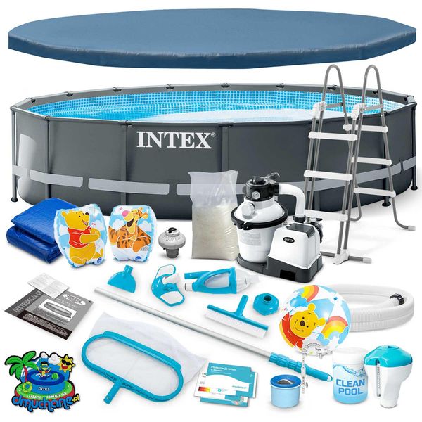 Piscina Da Giardino A Rastrelliera 488 X 122 Cm 21In1 Intex 26326-image