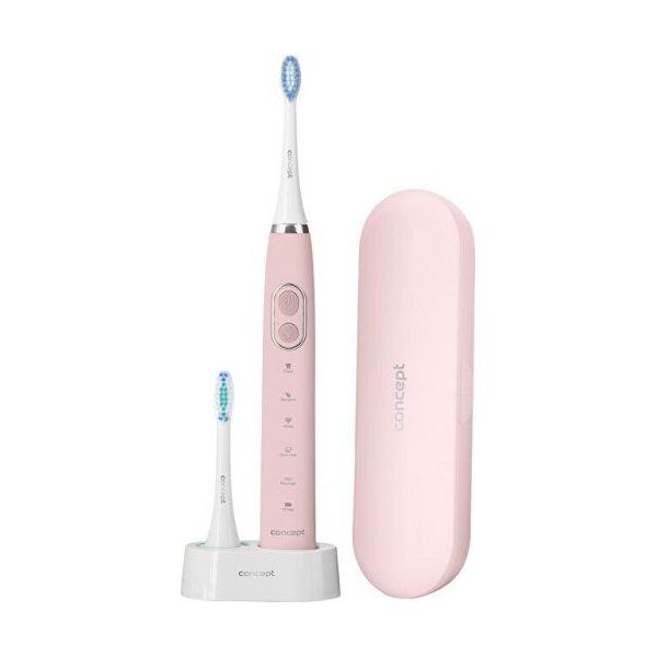 Concept ZK5000 Spazzolino Sonic Con Applicazione Perfect Smile E Custodia Da Viaggio Per La Ricarica, Bianco-image