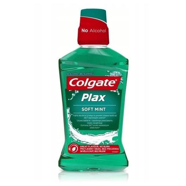 Colgate Plax Colluttorio Soft Mint 500Ml Antibatterico Senza Alcool-image