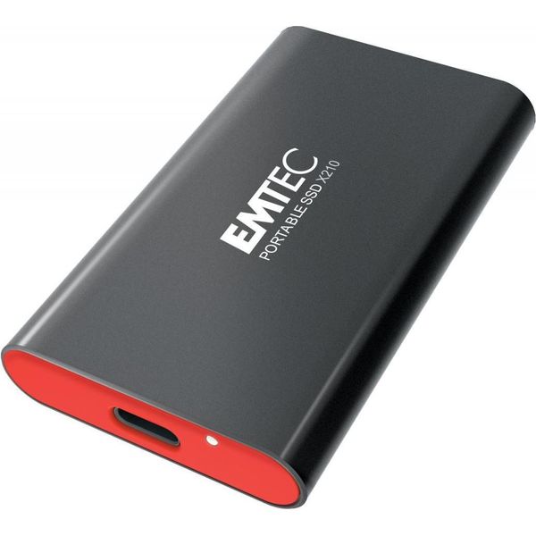 Emtec X210 - Ssd - 1 Tb - Extern (Tragbar) - Usb 3.2 Gen 2 (USB-C Steckverbinder) (ECSSD1TX210)-image