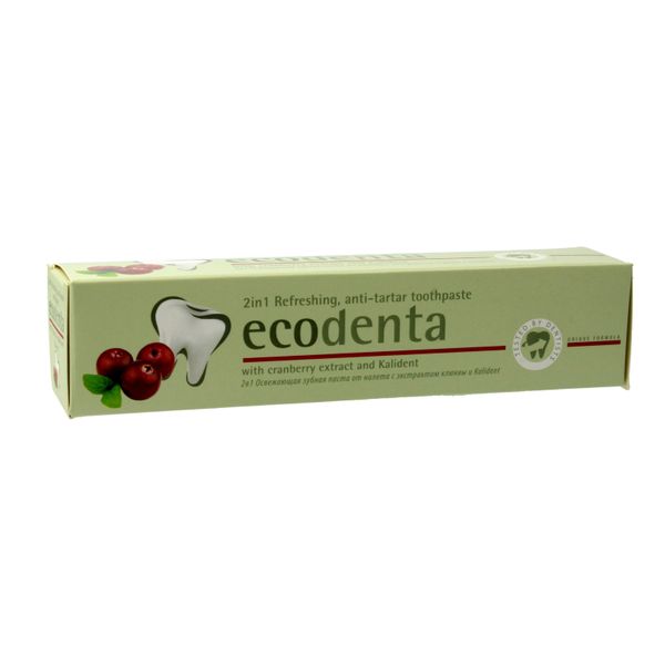 Pasta Dentifricia 2In1 Rinfrescante Anti-Tartaro 100 - Ecodenta-image