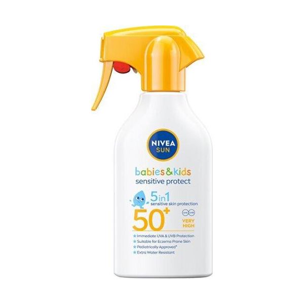 Protezione Solare Spray Per Bambini Con Pompa Spf 50+ Sun Kids Sensitive 270 Ml-image