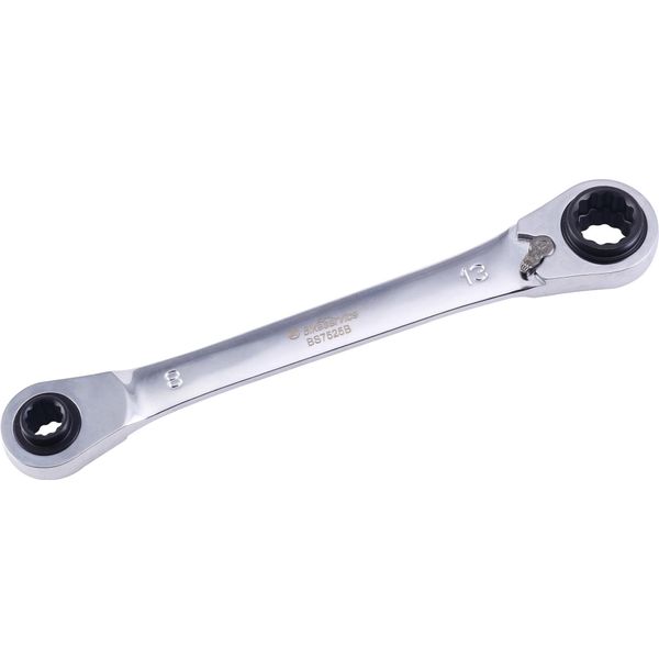 Bikeservice Chiave A Cricchetto "4 In 1"" A Doppio Anello, Sw: 8, 10, 12,"-image
