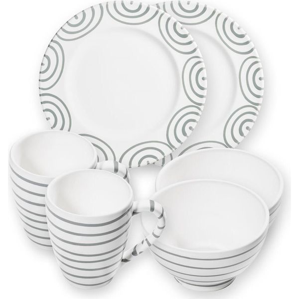 Ceramica Gmundner Grigio Fiammato, Colazione In Cottage Per 2 Gourmet-image