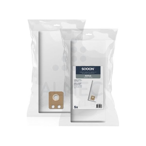 Cleaninq - Sacchetti Per Aspirapolvere Nilfisk GD1000/VP300/VP600 Sms | Infornare In 5 Pezzi-image