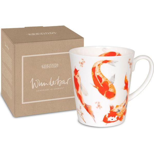 KÖNitz 1152552684 Mug Wunderbar Koi In Confezione Regalo - 600 Ml In Porcellana Bone China-image