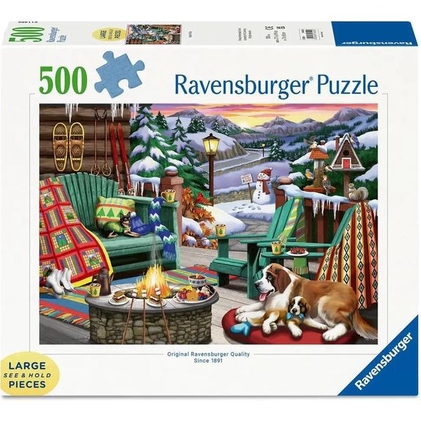 Puzzle Ravensburger Luoghi Accoglienti: Intorno All'orologio Xxl 500 Pezzi-image