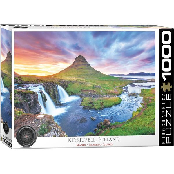 Eurographics Puzzle Kirkjufell Waterfall, Islanda 1000 Pezzi-image