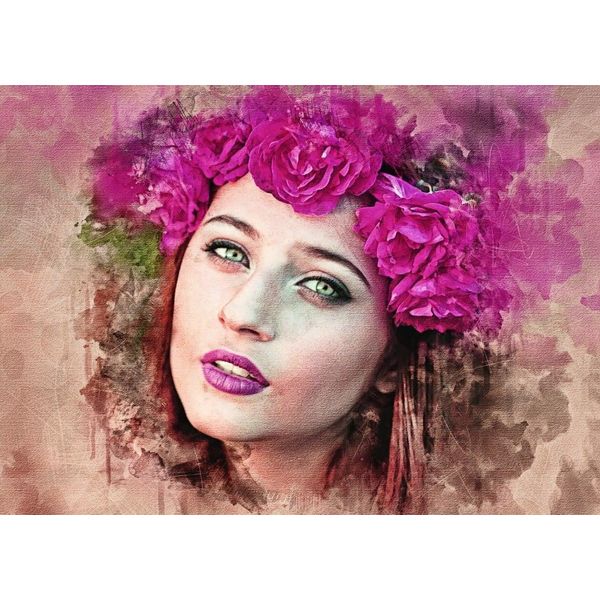 Bluebird Puzzle La Donna Delle Rose - 500 Pezzi Bunt-image