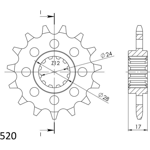 Pignone Supersprox 530 16T-image