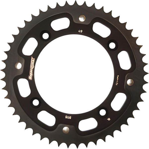 Supersprox Stealth-Kettenrad 428 - 49Z (Schwarz) RST-898:49-BLK|ID 110.0 Lk 132.0 4-Loch-image