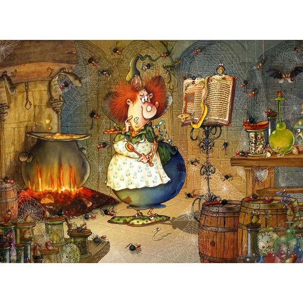 Grafika Puzzle FrançOis Ruyer - Puzzle Delle Streghe - 2000 Pezzi-image