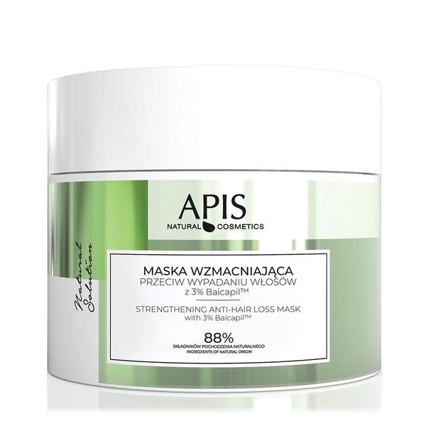 Apis Natural Solution Maschera Rinforzante Per Capelli Con Complesso Baicapil™ 3% 200Ml-image