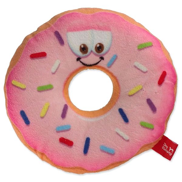 Giocattolo Dog Fantasy Ciambella Con Muso Rosa 12 Cm 1 Pz-image