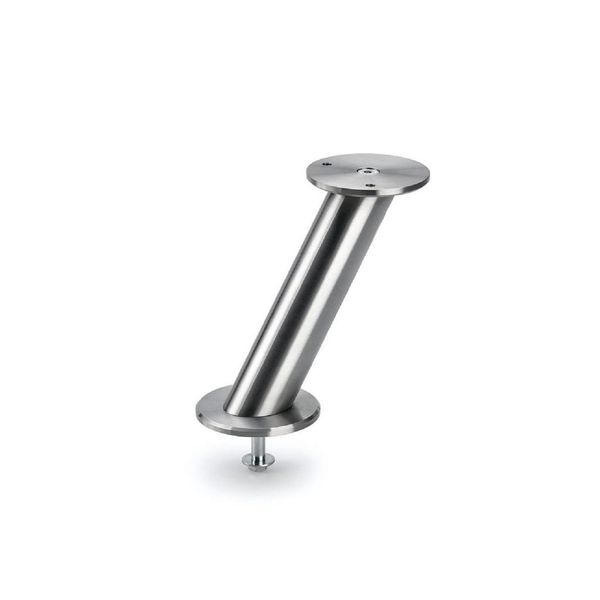 Staffa Naber Capitello, (1 Pezzo) Altezza: 170 Mm, Acciaio Inox Angolato, Tubo Ø: 45 Mm-image