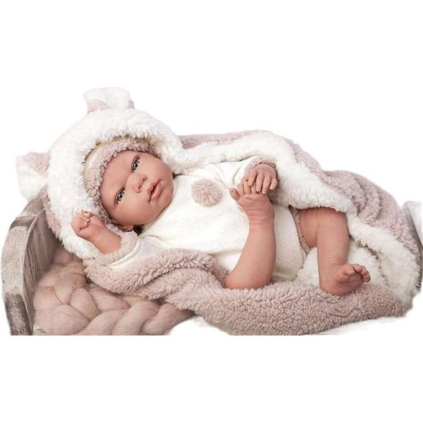 MuÑEcas Arias Anna Con Copertina E Peluche Bambola 40 Cm Beige Beige Taglia Unica-image