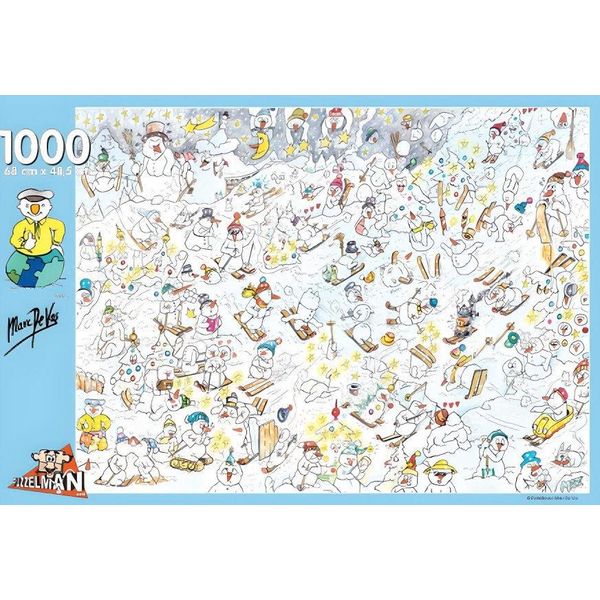Puzzelman I Pupazzi Di Neve Puzzelman - Marc De Vos (1000)-image