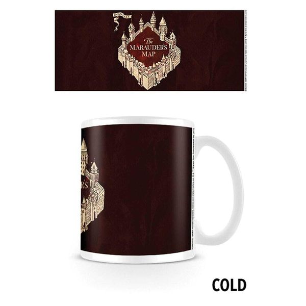 Tazza Di Harry Potter Con Mappa Dei Predoni A Effetto Termico-image