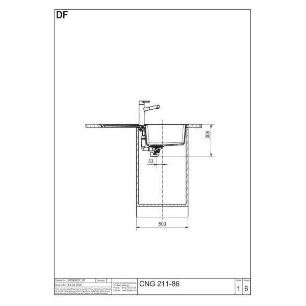 Lavello Da Incasso Franke Centro Cng 611-86 Fragranit Nero Opaco-image