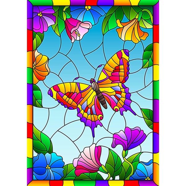 Enjoy Puzzle Crystal Butterfly 1000 Pezzi-image
