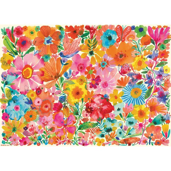 Ravensburger Puzzle Flowers 1000 Pezzi - Puzzle Colorato-image