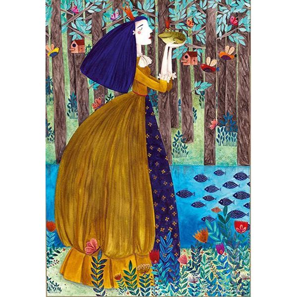 D-Toys Puzzle La Principessa Ranocchio 1000 Pezzi In Cartone Art-image