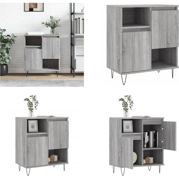 Vidaxl Credenza Grau Sonoma 60X35X70 Cm Holzwerkstoff - Credenza - Credenze - Comò - Anrichte-image
