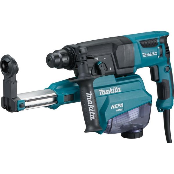 Makita HR2652J Martello Leggero 800W 26Mm SDS-PLUS 3 Modalità Makpac Hepa-image