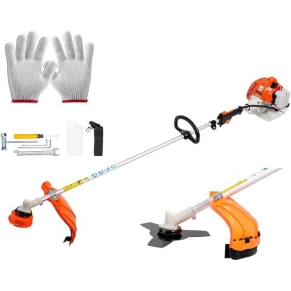 Decespugliatore A Benzina Da 52 Cc, Tagliasiepi Professionale 2 In 1-image