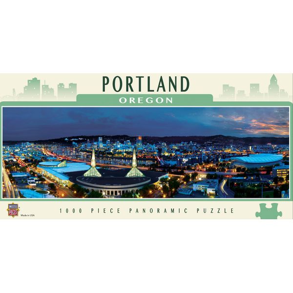 Puzzle Master Pieces Portland Oregon - 1000 Pezzi Panorama-image