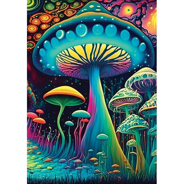 Yazz Puzzle Funghi Del Paese Delle Meraviglie 1000 Pezzi-image