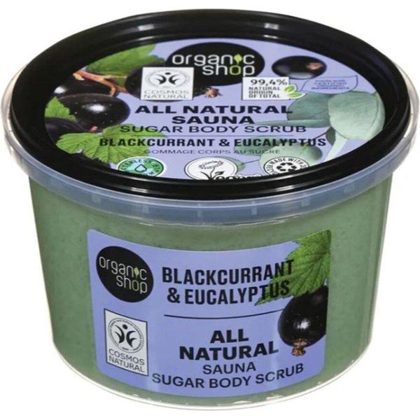 Organic Shop Esfoliante Corpo Sauna Tutto Naturale Ribes Di Zucchero 250Ml-image