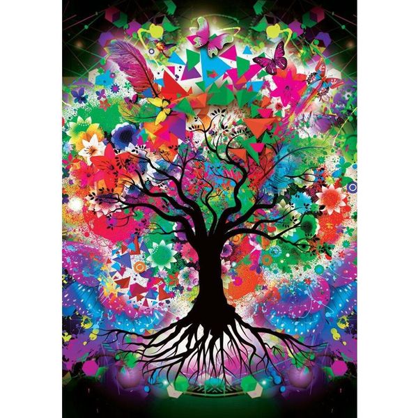 Yazz Puzzle Albero Colorato - 1000 Teile Legespiel Multicolore-image