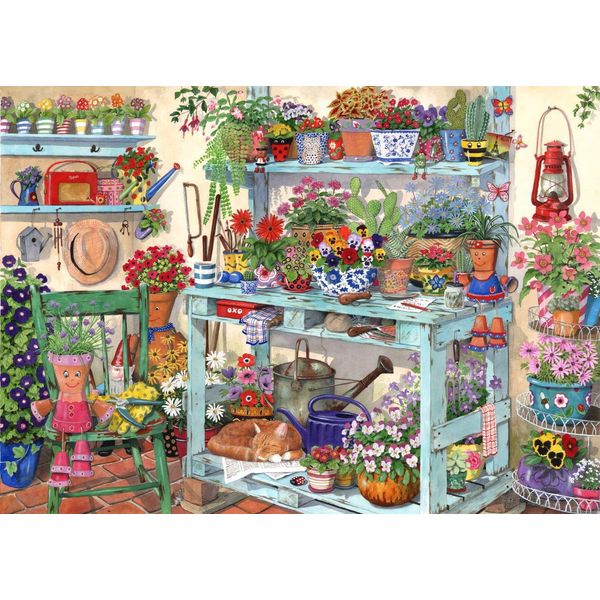 Casa Del Puzzle Il Vasino 1000 Teile Blumen Motiv-image